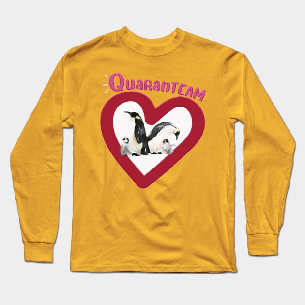 QuaranTEAM Long Sleeve T-Shirt by By Diane Maclaine